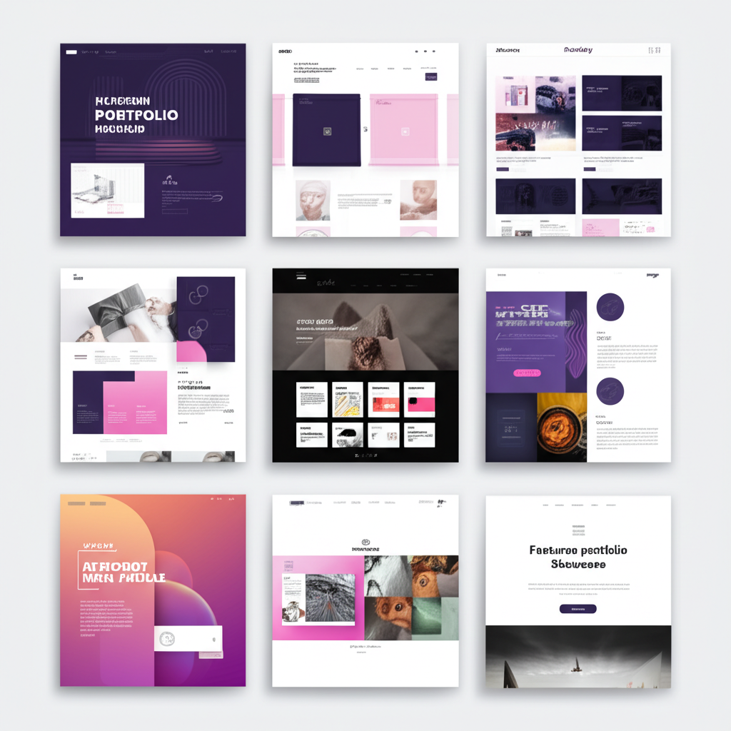 Portfolio website preview